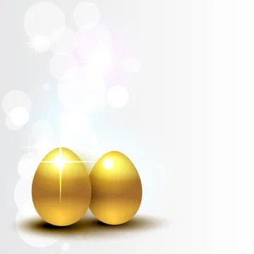 Golden egg Stock Illustration