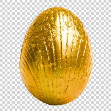 Golden egg with pattern Stock Photos