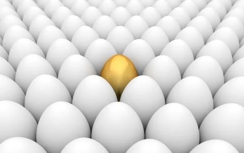 Golden egg Stock-Fotos