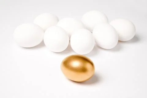 Golden egg Stock Photos
