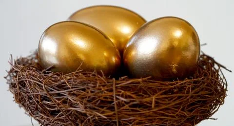 Golden Egg Stock Photos