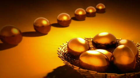 GOLDEN EGGS Stock Footage 852281