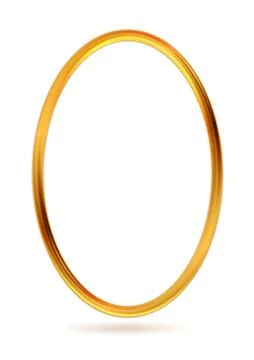 Golden ellipse framework abstract background 스톡 일러스트