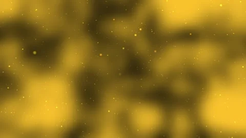 Golden ethereal clouds with drifting sparkling particles Stock Footage 336079197