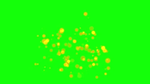 Golden Explosion on the black, green, blue, white screen Stock Footage 279745785