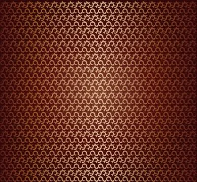 Golden fabric seamless pattern Stock Illustration