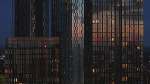 The golden facade Stock Footage 247827880