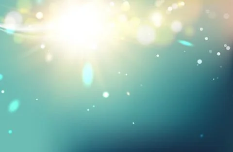 Golden festive lights. Stock Illustration