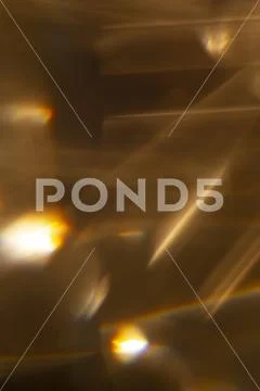 Golden fire blur sparkle glitter lights abstract bokeh on black background Stock Photos