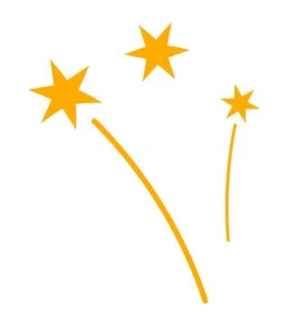 Golden firework exploding illustration Иллюстрация