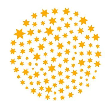 Golden firework exploding illustration Stock Illustration