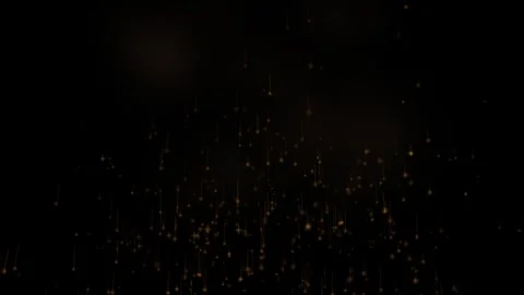Golden firework explosion with falling glitter trails against black night s.. Stock Footage 345169379