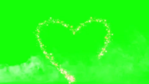Golden firework spark trail with smoke isolated on green screen background 库存影片 342898049