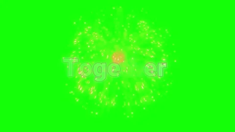 Golden fireworks burst and explode with text overlay with fireworks create Видео 344410481
