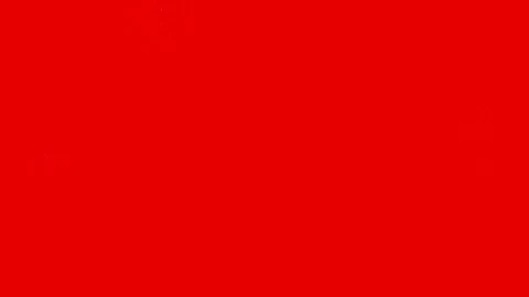 Golden fireworks exploding on red background Stock Footage 340756295