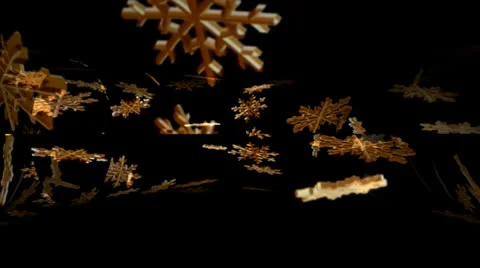 Golden Flakes Motion Mapping Stockbeeldmateriaal 24719632