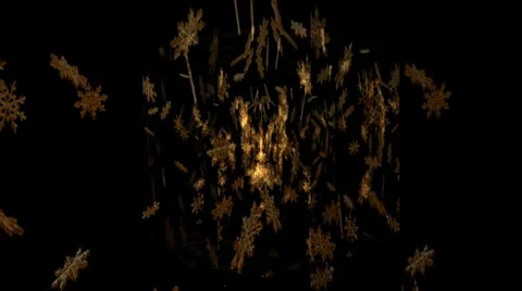 Golden Flakes Motion Mapping Видео 24719638