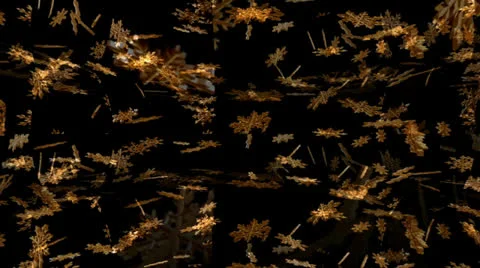Golden Flakes Motion Mapping Vidéo 24719801