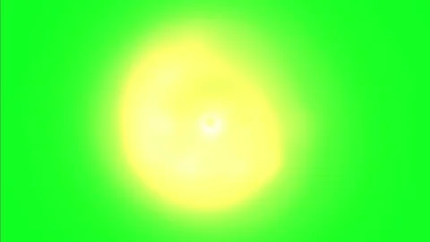 Golden flames on green screen. Video stock 128201091