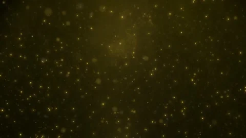 Golden Floating Particles and Bokeh Dust Overlay Loop Vídeos de archivo 337581568