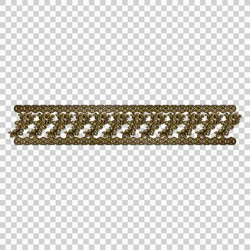 Golden floral border decorative pattern template design Stockillustratie