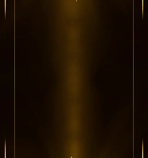 Golden floral frame with light effect green screen background Stock Footage 283281033