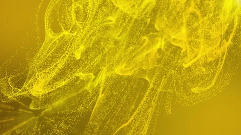Golden Fluid Motion Animated Background. Luxury Background. Fluid Particles. 4K Stock Footage 280292794