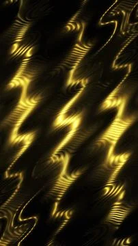 Golden fluid waves abstract dark background 스톡 일러스트