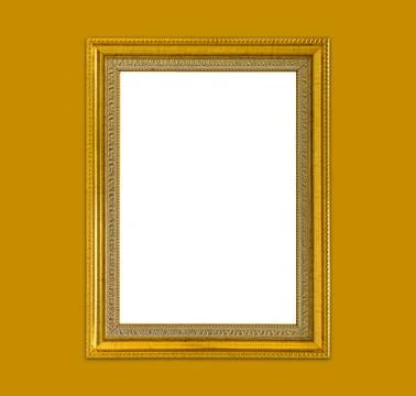 Golden Frame Background Foto stock