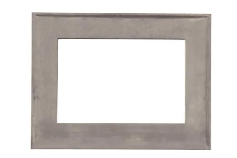 Golden frame with clipping path Stock Photos