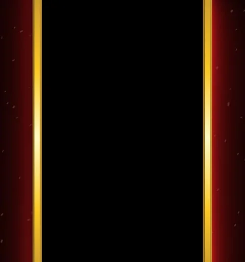 Golden frame with green screen background Stock Footage 283281013