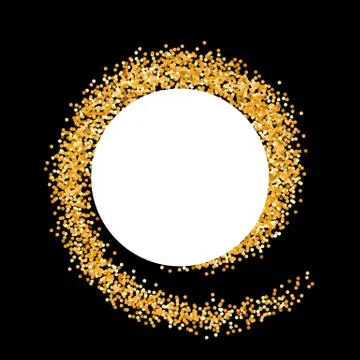 Golden Frame Stock Illustration