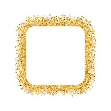Golden Frame Stock Illustration