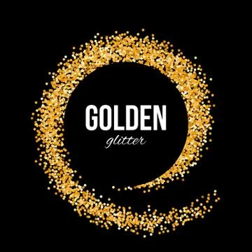 Golden Frame Illustrazione stock