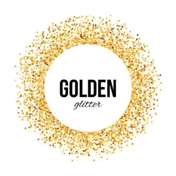 Golden Frame Stock Illustration