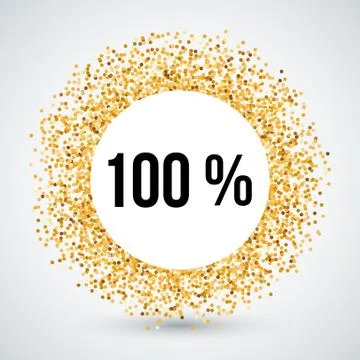 Golden Frame Stock Illustration