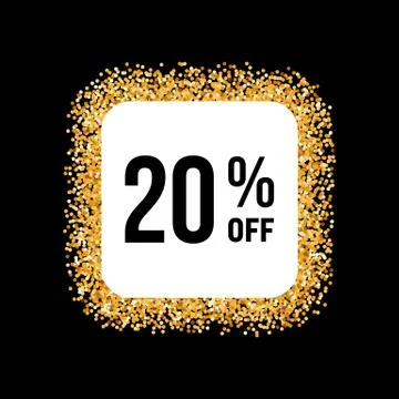 Golden Frame Stock Illustration