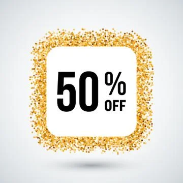 Golden Frame Stock Illustration