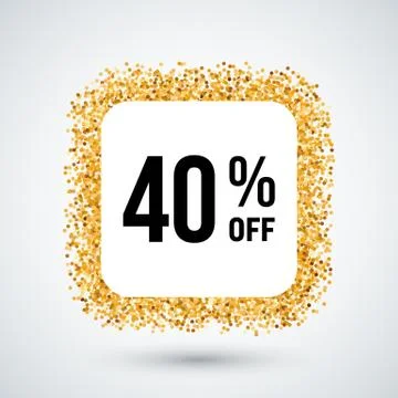 Golden Frame Stock Illustration