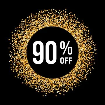 Golden Frame Stock Illustration