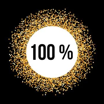 Golden Frame Illustrazione stock