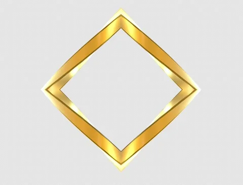 Golden Frame Loop Stock Footage 165649530