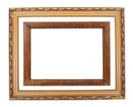 Golden frame Stock Photos