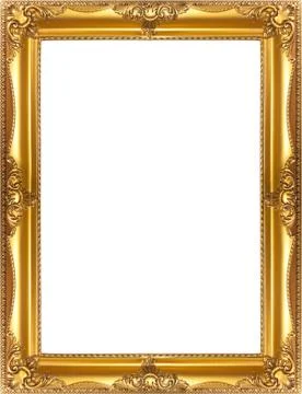 Golden frame Stock Photos