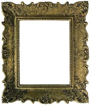 Golden frame Stock Photos