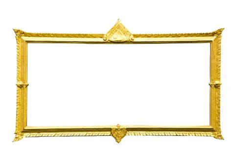 Golden frame Stock Photos