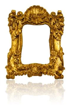 Golden frame Stock Photos