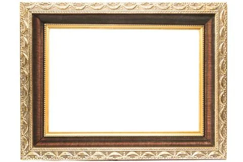 Golden frame Stock Photos