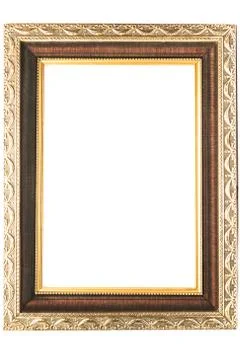 Golden frame Stock Photos