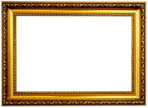 Golden frame Stock Photos